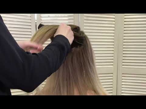 Видео: Как сделать высокий пучок без накрутки