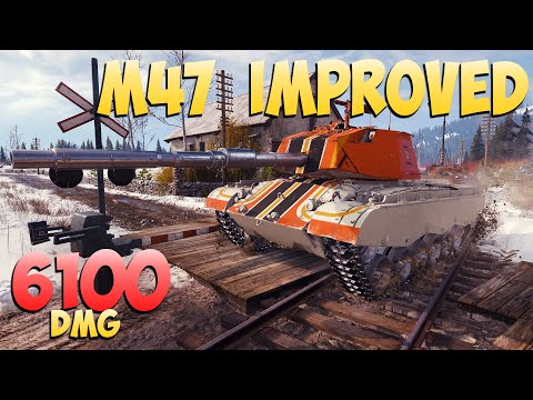 Видео: M47 Improv - 5 Kills 6.1K DMG - Яркий! - Мир Танков