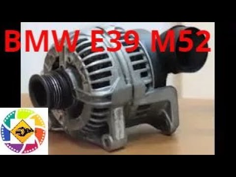 Видео: BMW E39 M52 2.5l как снять генератор