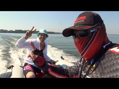 Видео: Тест лодки Колибри КМ 360DSL, и мотора  PARSUN  20 - четырёхтактный