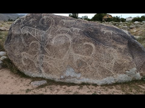 Видео: Нечен кылымдарды карыткан сүрөттөр! "Саймалуу таш"