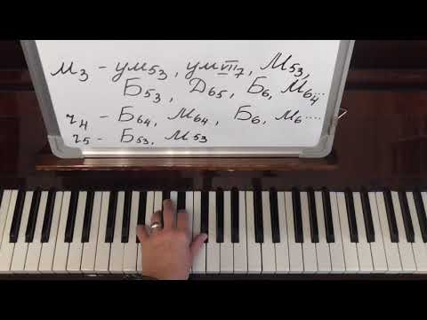 Видео: Построение аккордов от звуков