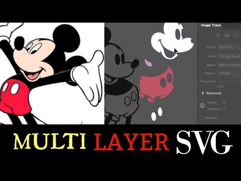Видео: Многослойный SVGS в Illustrator