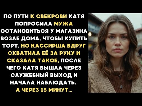 Видео: Катя оставила мужа в машине и пошла в магазин  Но кассирша вдруг схватила её за руку и сказала т