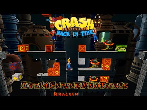 Видео: Crash Bandicoot - Фан-игра Back In Time: Пользовательский уровень: канализационные трубы Neo от K...