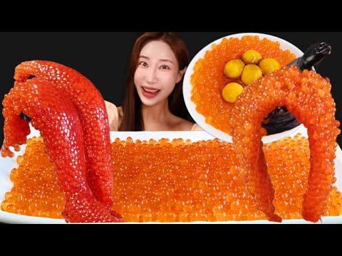 Видео: Мукбанг, Салмон Роэ