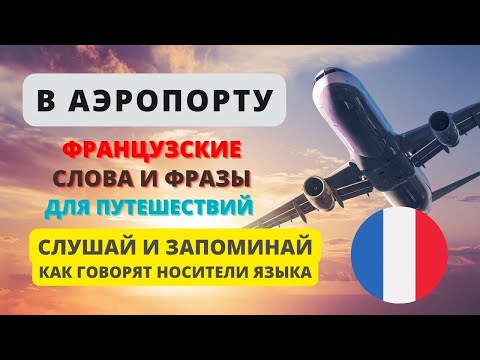 Видео: В аэропорту. Фразы на французском. Французский язык. Слушай и повторяй.