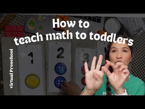 Видео: Обучение математике детей 1-2 лет | Игровой мастер-класс для родителей