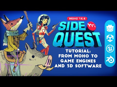 Видео: Руководство по побочным заданиям Moho 14.4: экспорт в игровые движки и 3D-программы