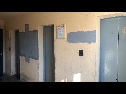 Видео: Лифты МЛЗ 1994, ЩЛЗ 1990 гг. в. @ Ул. Шугаева, 11