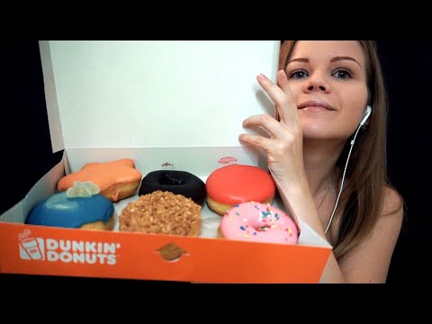 Видео: АСМР | Итинг | Dunkin‘ Donuts | ASMR | Eating