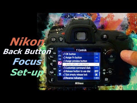 Видео: Настройка фокусировки задней кнопкой Nikon D7200