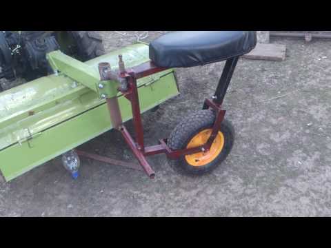 Видео: Адаптер к мотоблоку с фрезой