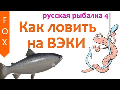 Видео: Как ловить на вэки, гайд. Русская Рыбалка 4