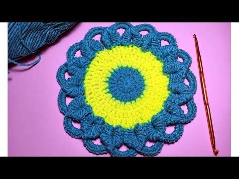 Видео: КРАСИВЫЙ УЗОР. ПОДСТАВКА КРЮЧКОМ