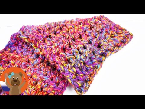 Видео: Мягкий уютный шарф | Вязание на пальцах без крючка | Мастер-класс