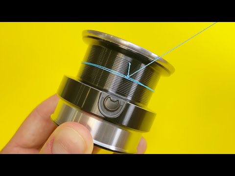 Видео: Как привязать леску к катушке! Топ 5 простых и очень легких способов!