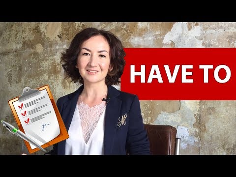 Видео: Модальный глагол HAVE TO. Грамматика английского языка. Английский для путешествий