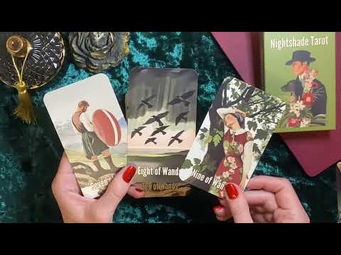 Видео: Обзор колоды Таро «Ночной Тени»/Nightshade Tarot