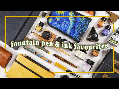 Видео: Избранные перьевые ручки и чернила 🖋 | Журнал работы x @AbbeySy