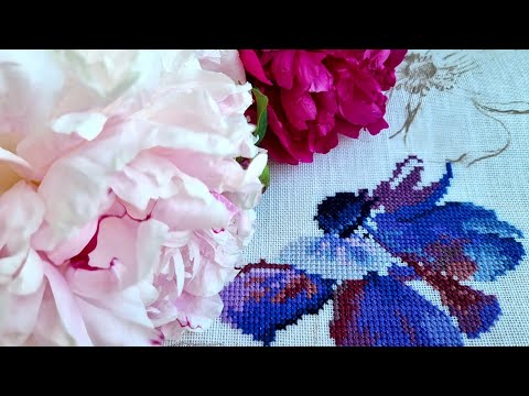 Видео: ВЫШИВКА в мае 🌸 Итоги, планы на июнь. Dimensions, Lanarte, Риолис, Panna, Генри от Лиззи Кейт.