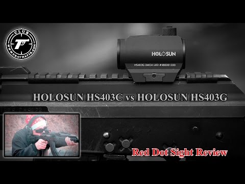 Видео: Обзор коллиматорных прицелов HOLOSUN (ХОЛОСАН) HS403C и HS403G