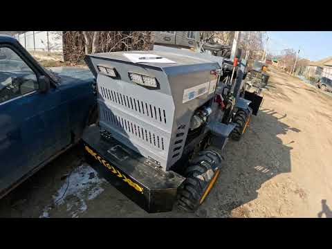 Видео: Мини погрузчик ZL-907 который был продан и доставлен покупателю )