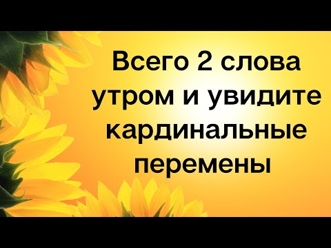 Видео: Всего 2 слова утром и вы увидите кардинальные перемены | Тайна Жрицы