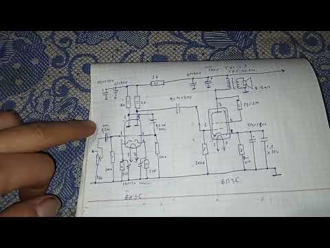 Видео: По просьбе подписчиков. Ламповый усилитель 6Н9С и 6П3С. Два варианта схем.