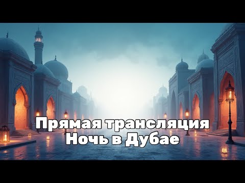 Видео: Ночной Дубай в прямом эфире! Прямая трансляция оживленной ночной улицы