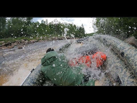 Видео: ПОРОГИ НЕ ШУТКИ!!! ПОДНЯЛИСЬ!!! А КАК ВНИЗ...???