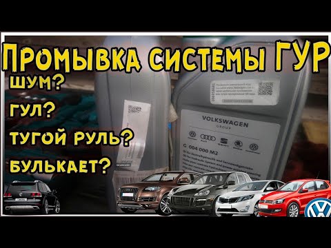 Видео: Замена жидкости гур, промывка и мойка системы.