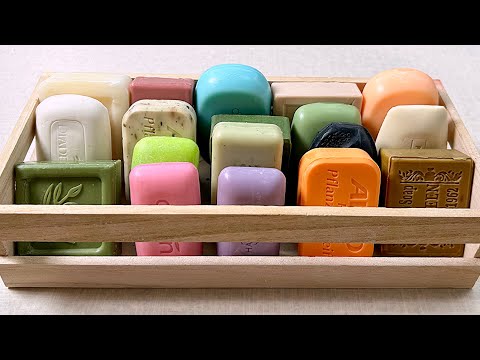 Видео: ASMR soap cutting 💜 Резка мыла АСМР