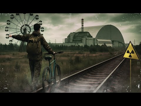 Видео: На старом велосипеде нелегально в Чернобыль // Припять // remastered