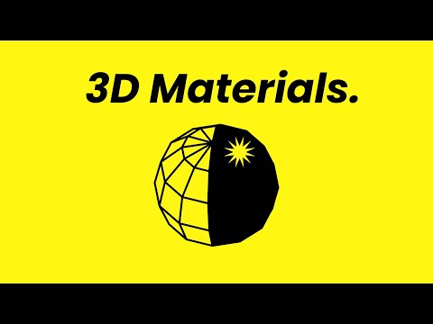 Видео: Объяснение 3D-материалов (основы)