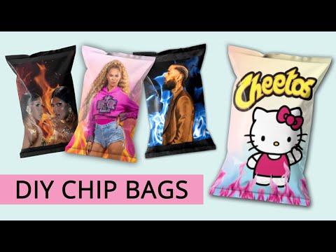 Видео: Как сделать фирменные пакеты для чипсов (шаг за шагом)