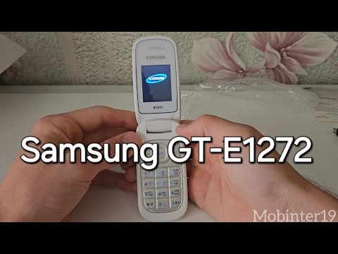 Видео: Samsung GT-E1272 Unboxing | распаковка | asmr