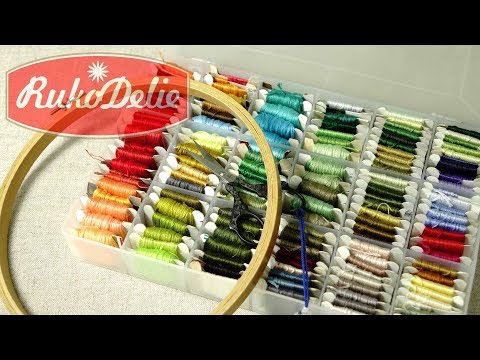 Видео: Чему равна длина нити ✂️❌ Сколько Отмерить? Вышивка мулине