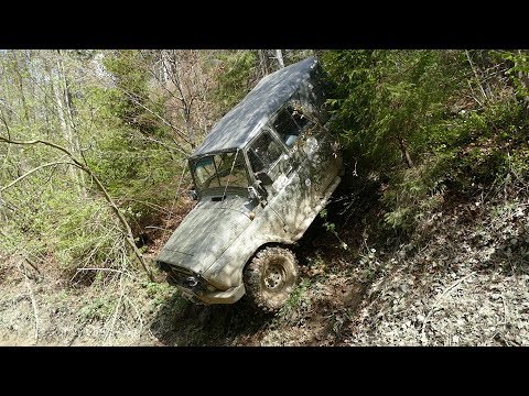 Видео: Крутой OFF ROAD с КРУТОЙ ГОРЫ колея жесть Grand и ЛуАЗ ЕДУТ Карпатский кордон 2019 день-3 часть-3