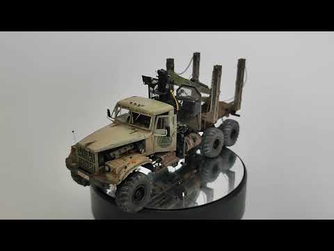 Видео: -КрАЗ-255 Лесовоз/Hobby Boss/3D печать/Масштаб 1:35