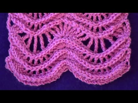 Видео: Узор Рельефные волны