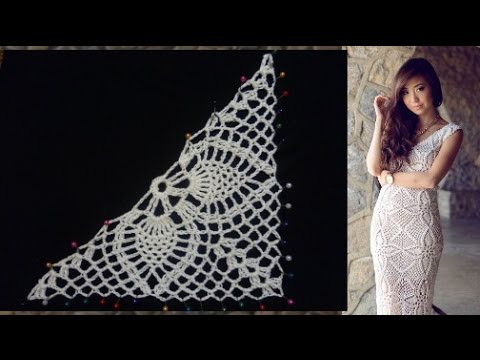 Видео: Половина мотива для платья от Эммы Остергрен