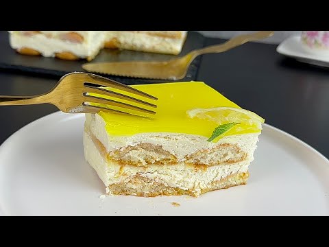 Видео: Самый простой в мире лимонный десерт! Нежнейший тирамису без яиц и выпечки!