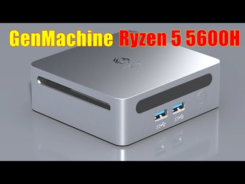 Видео: Обзор и тестирование мини-ПК GenMachine на Ryzen 5 5600H: доступное решение для работы и развлечений