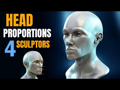 Видео: Пропорции головы 4. Скульптурирование — подробное руководство по лепке