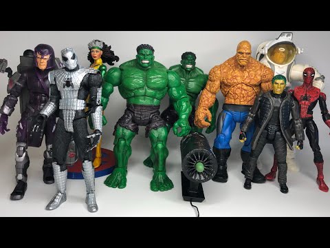 Видео: Обзор огромной коллекции фигурок Toy Biz 2000 ых годов Marvel.