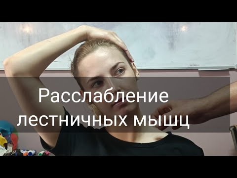 Видео: Расслабление мышц шеи/ ПИР лестничных мышц/ боль в области шеи/ #alexanderpadalka #chiropractic