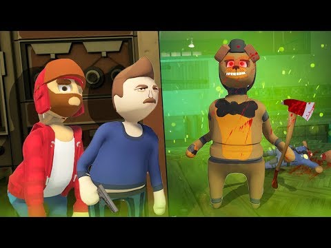 Видео: АНИМАТРОНИК ФРЕДДИ ИЩЕТ НАС! САМАЯ ОПАСНАЯ НЫЧКА! УГАРНЫЕ ПЛАСТИЛИНОВЫЕ ПРЯТКИ В HUMAN FALL FLAT