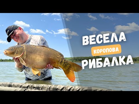 Видео: Весела риболовля на коропа в Кричевичах.  Експеримент без корабликів