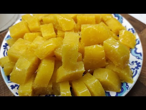 Видео: Для диабетиков. Яркий апельсиновый мармелад на агар-агаре, без сахара